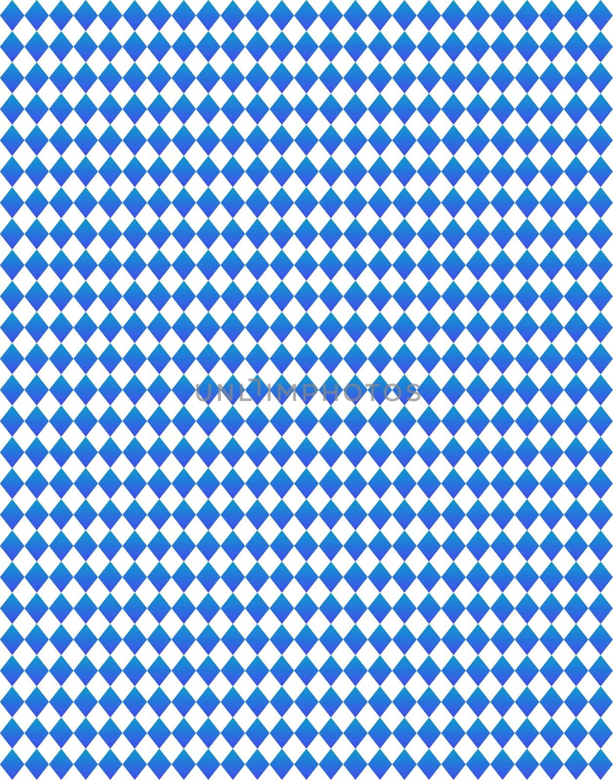 Diamond pattern in dark blue and white