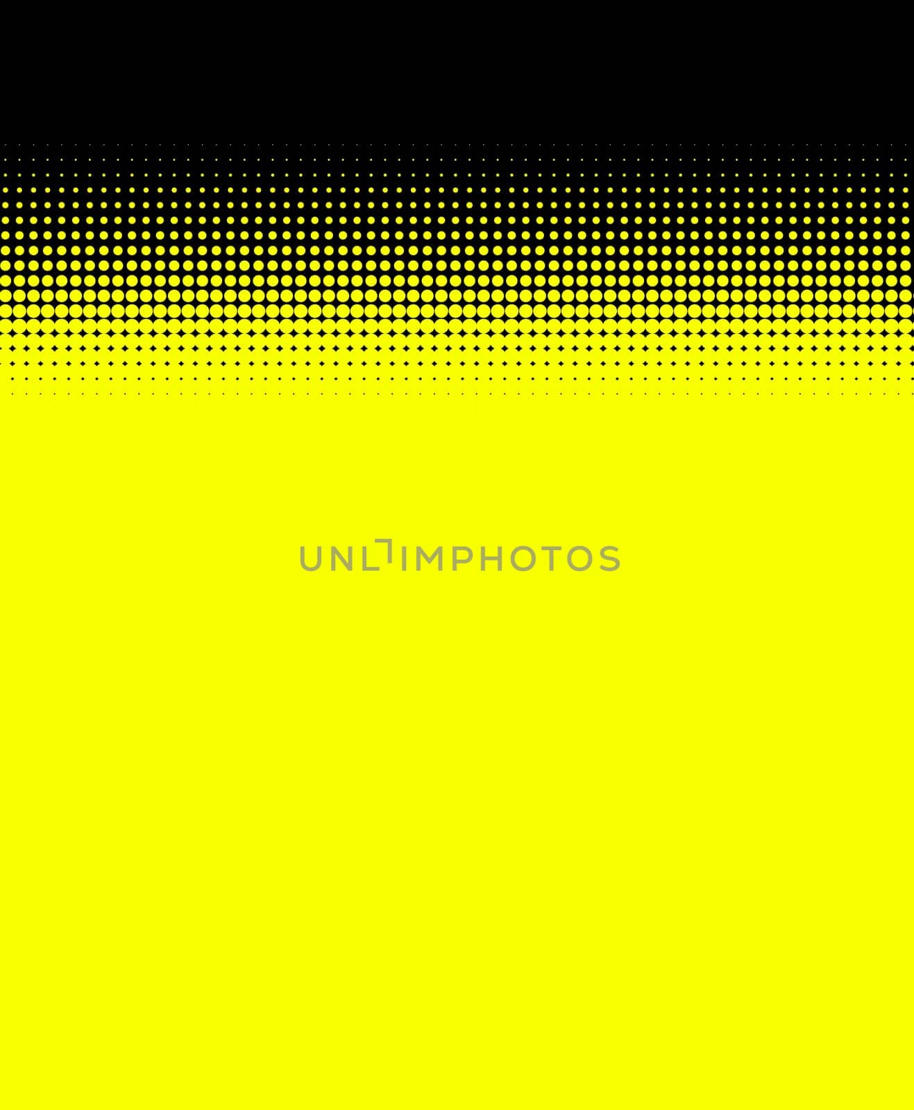Background yellow with transition to black