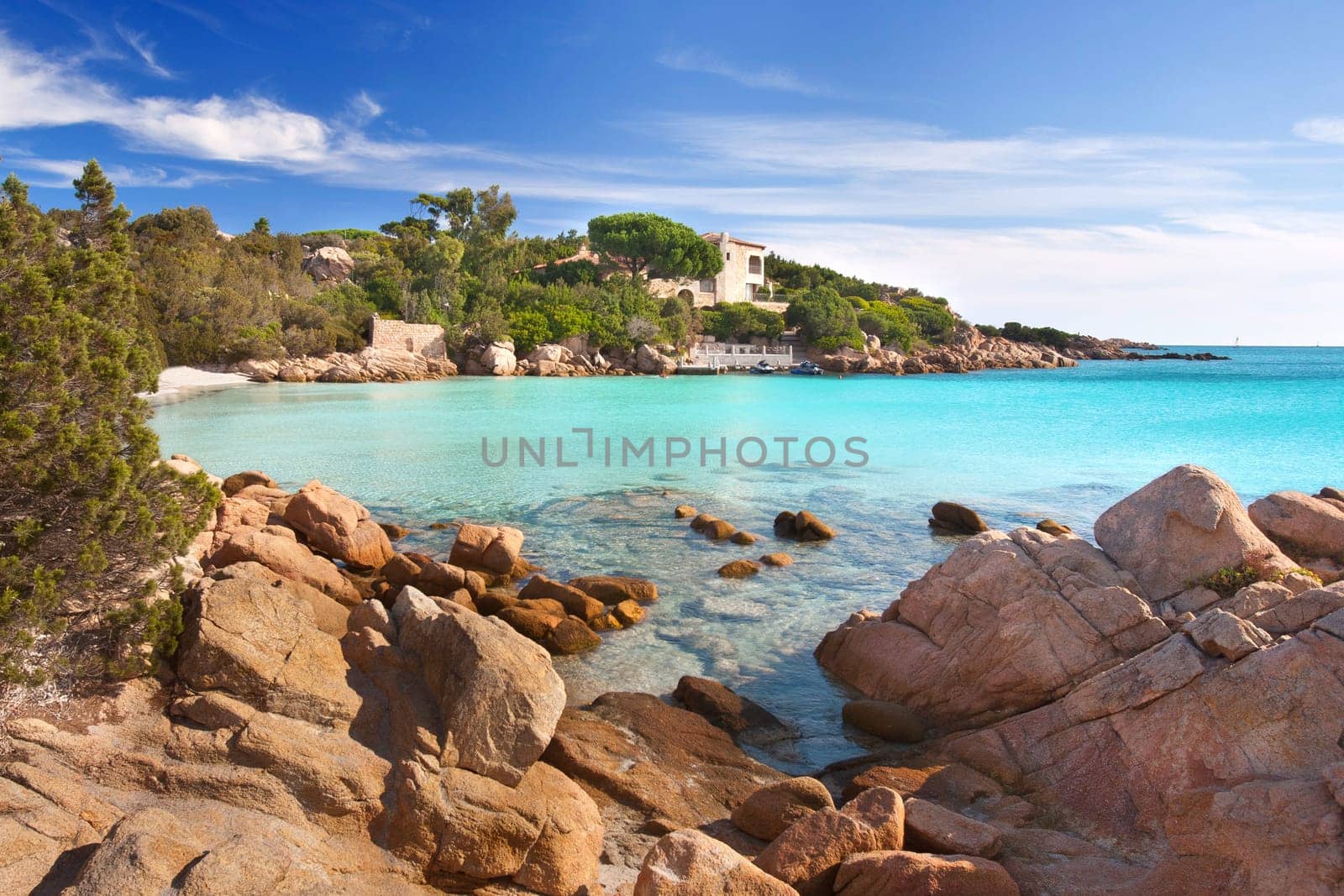Beach with turquoise water