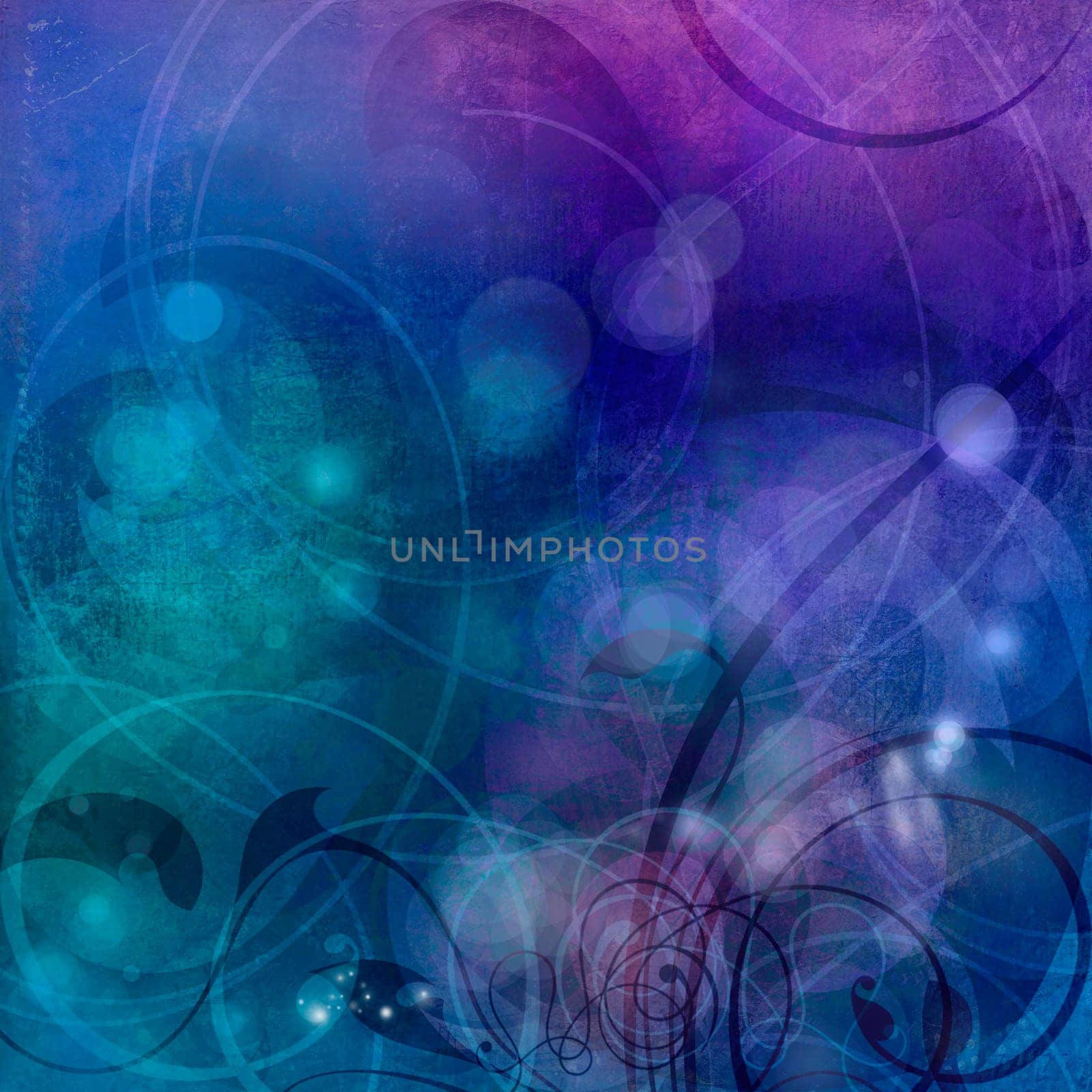 abstract painting in mixed-media style