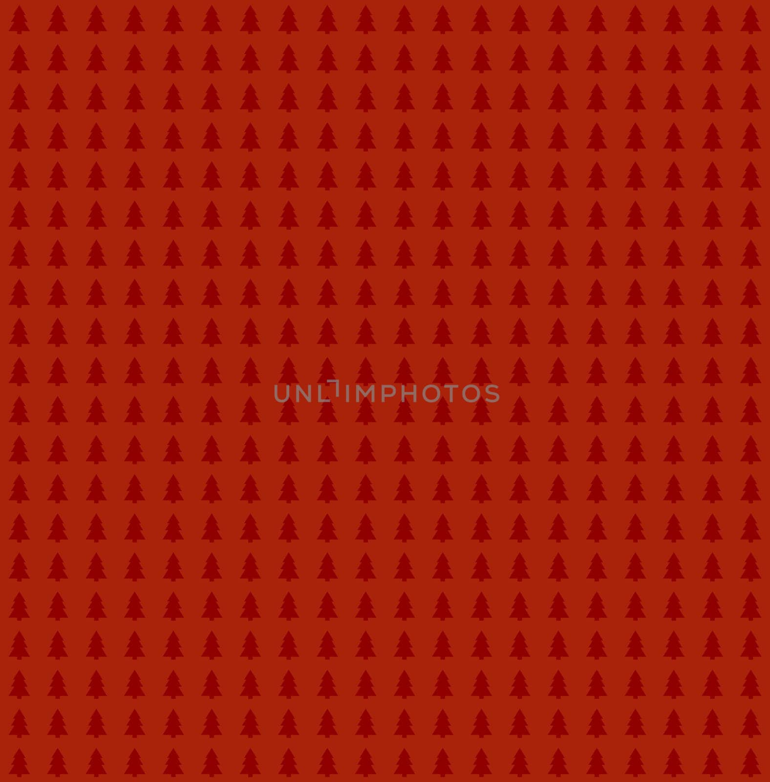 Red fir trees on a red background