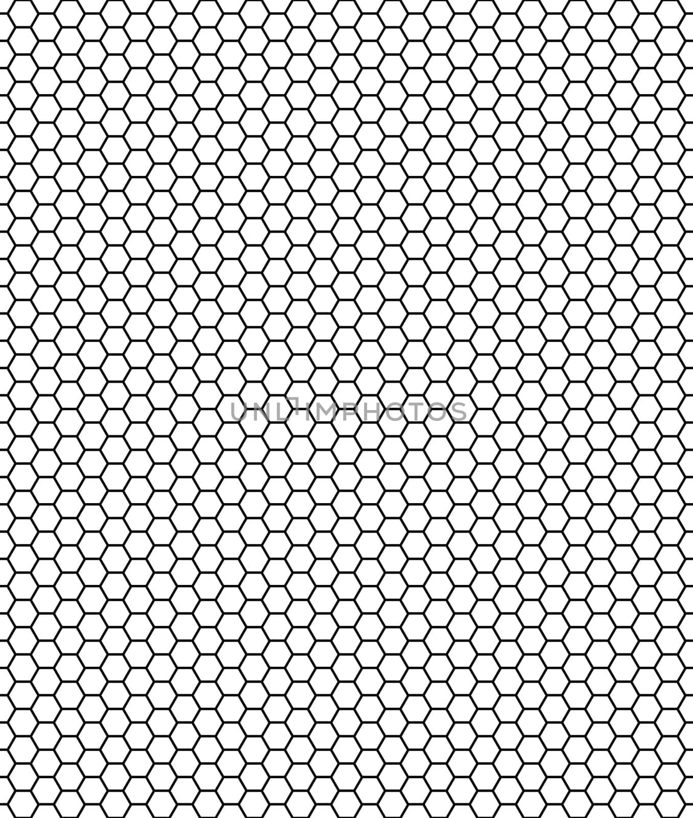 Honeycomb cells white black