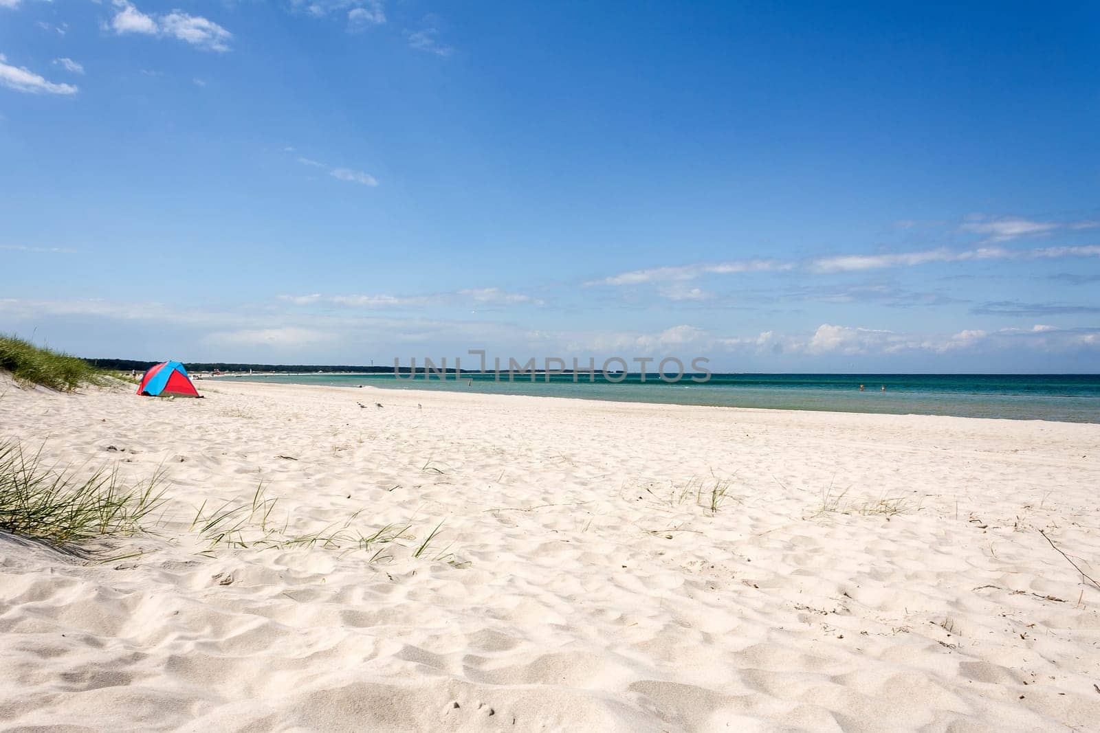 Beach in Prerow, baltic sea, Germany