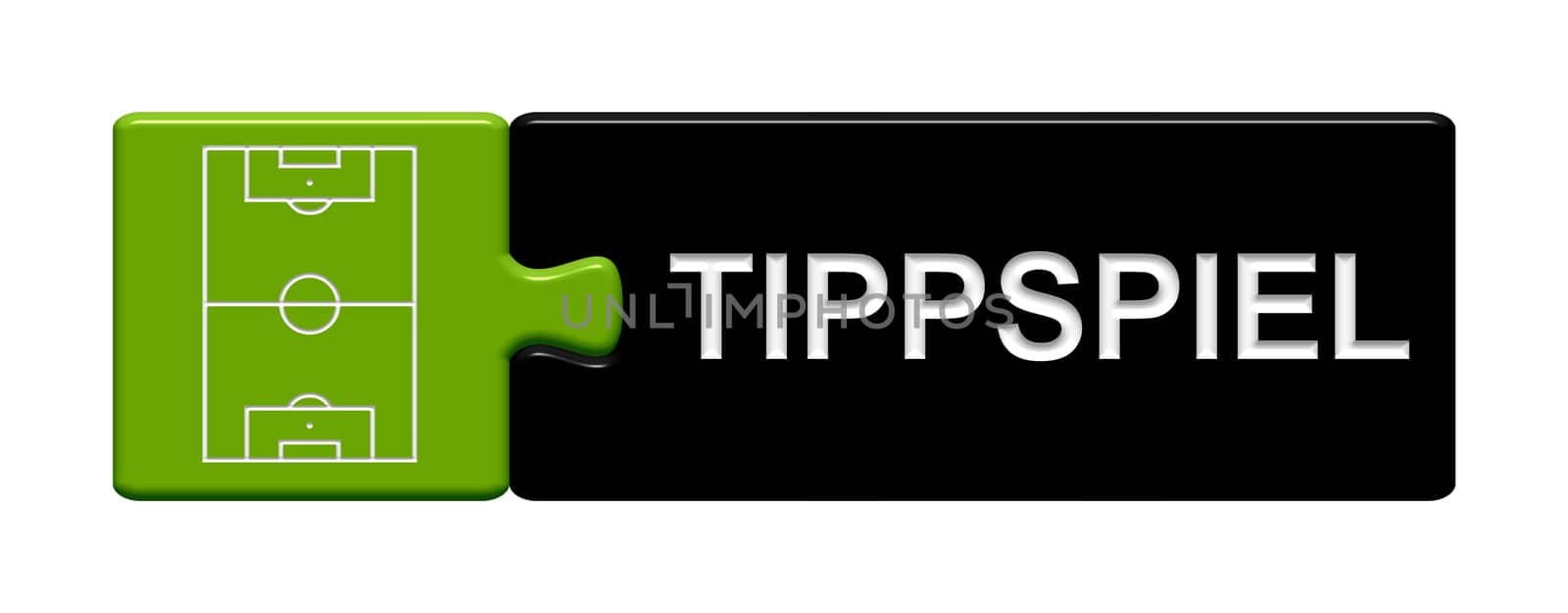 Puzzle button green grey: typing game