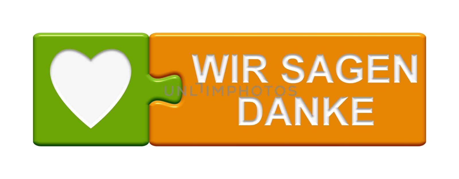Puzzle Button: We Say Thank You