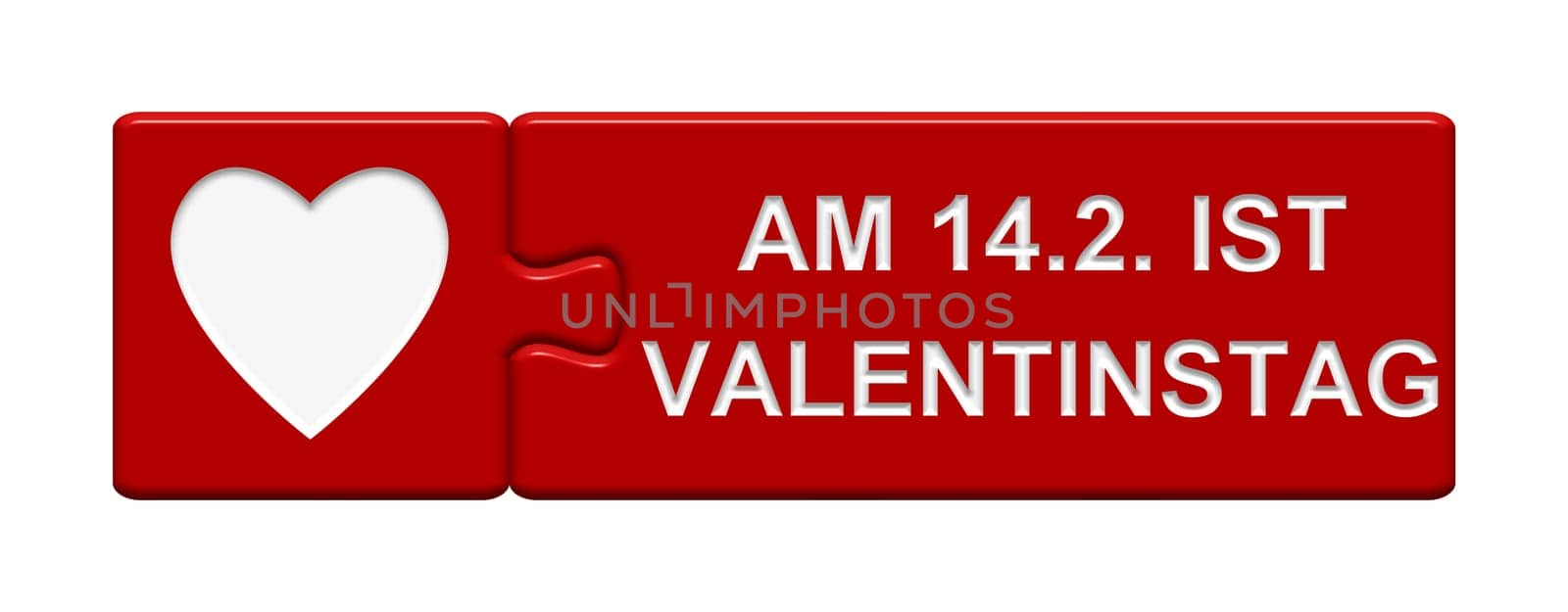 Puzzle Button: On Feb 14,Valentine's Day