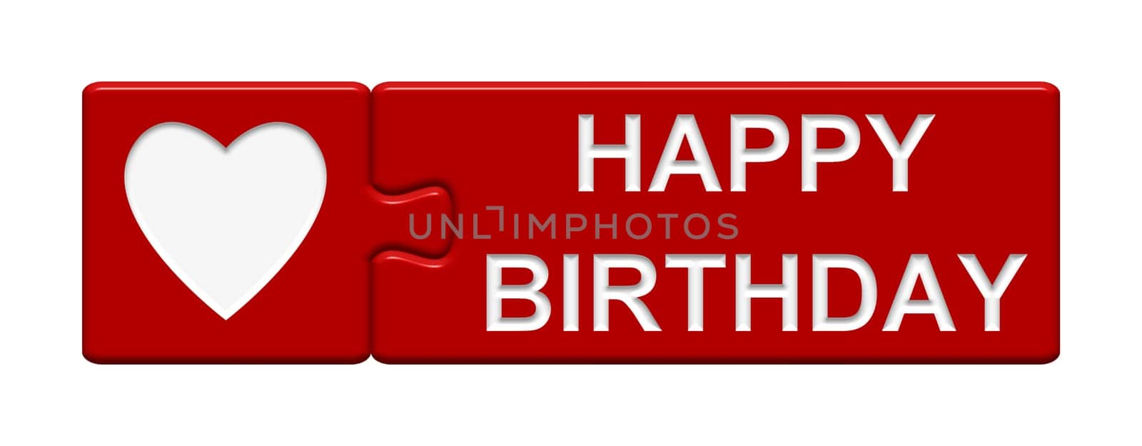 Puzzle Button: Happy Birthday