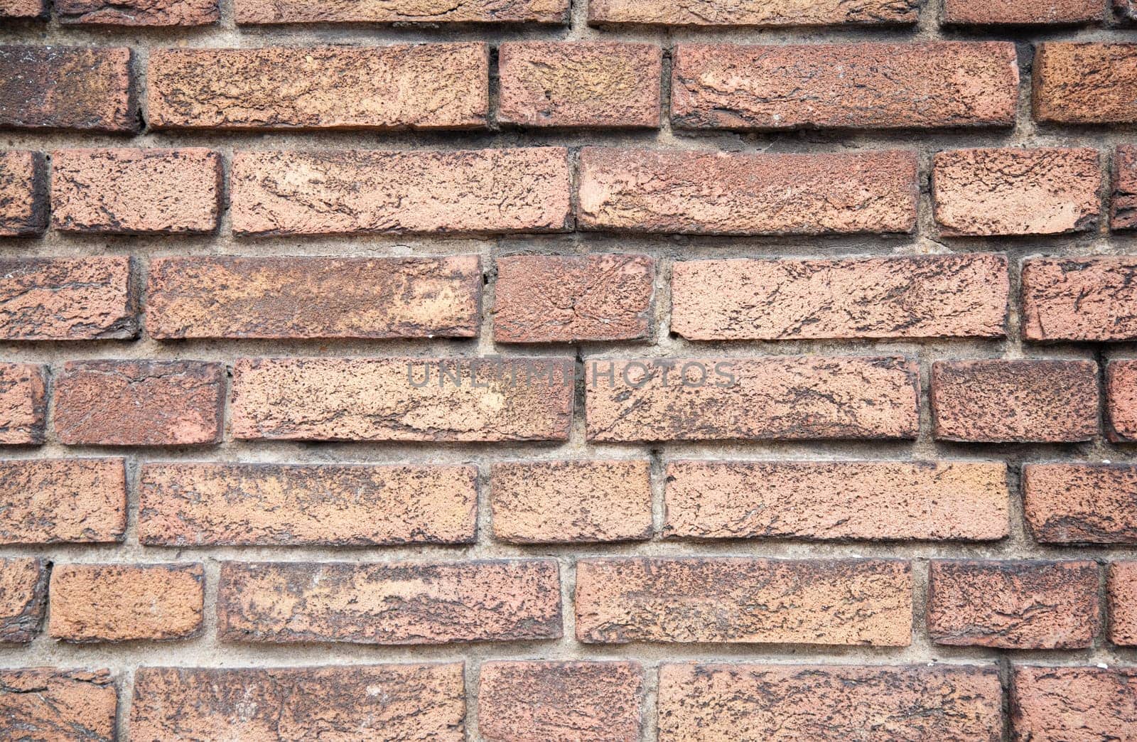 Pattern of an old brick wall.