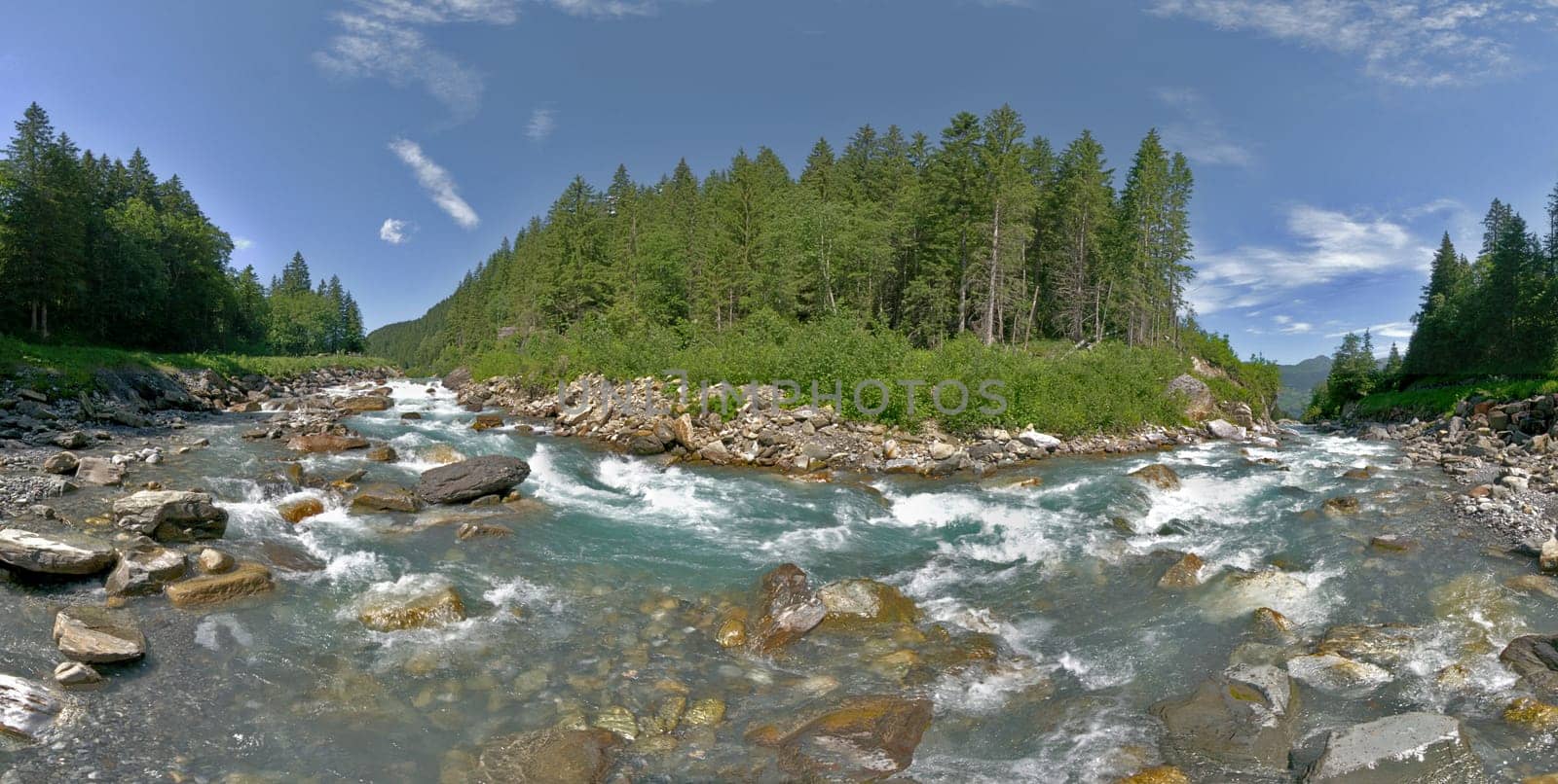 Rychenbach at the foot of the Rosenlaui Glacier