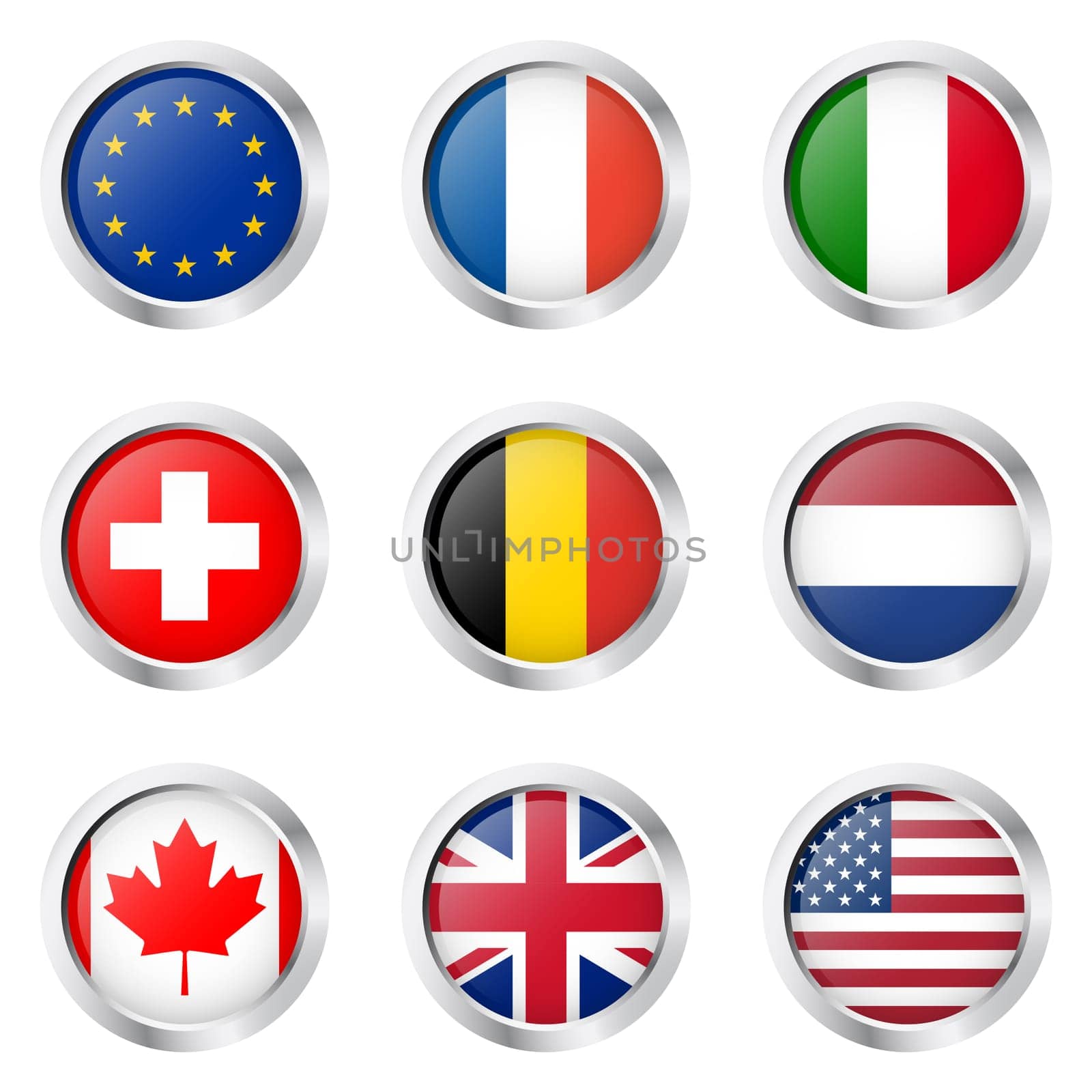 Countries - Stickers