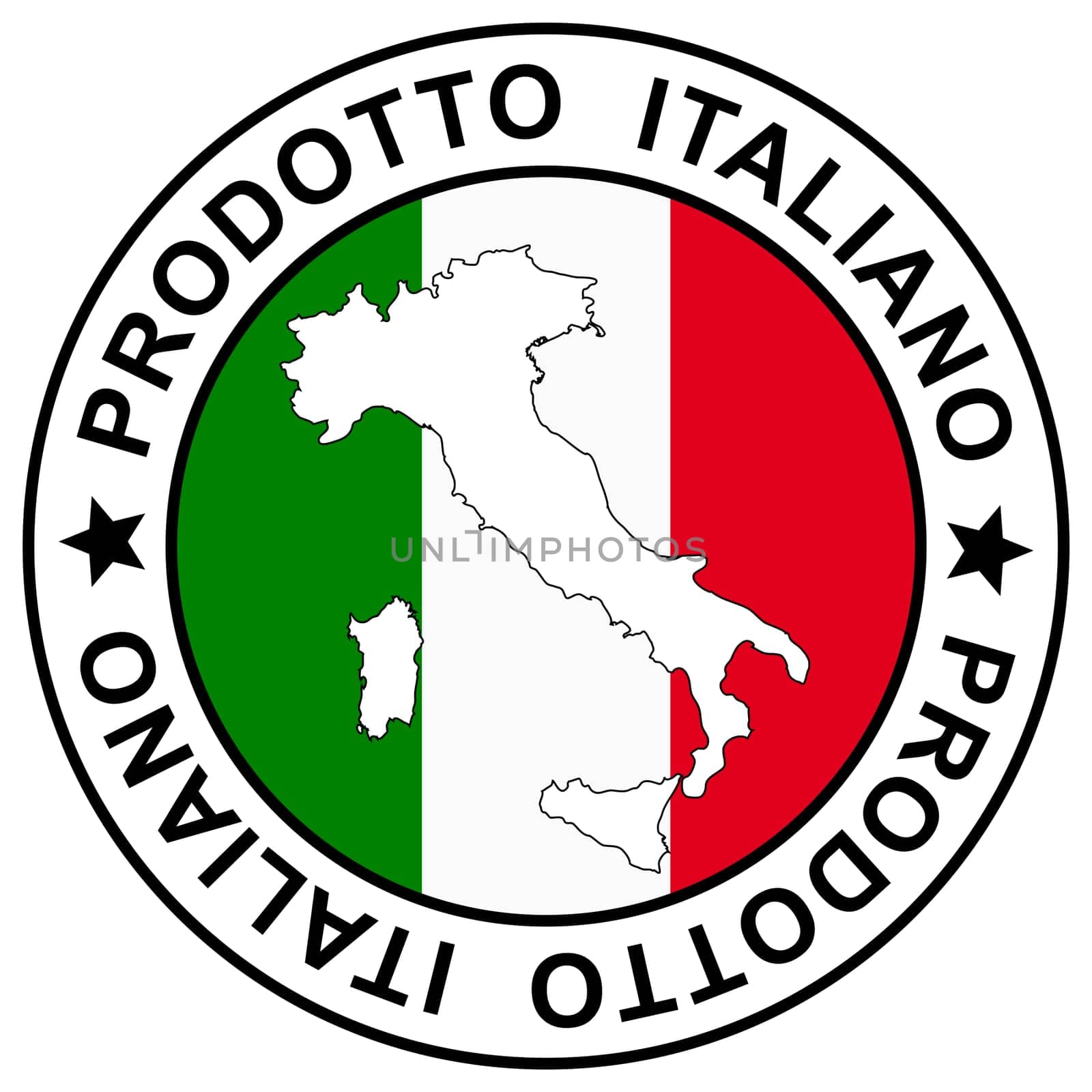 Stamp " Prodotto Italiano """