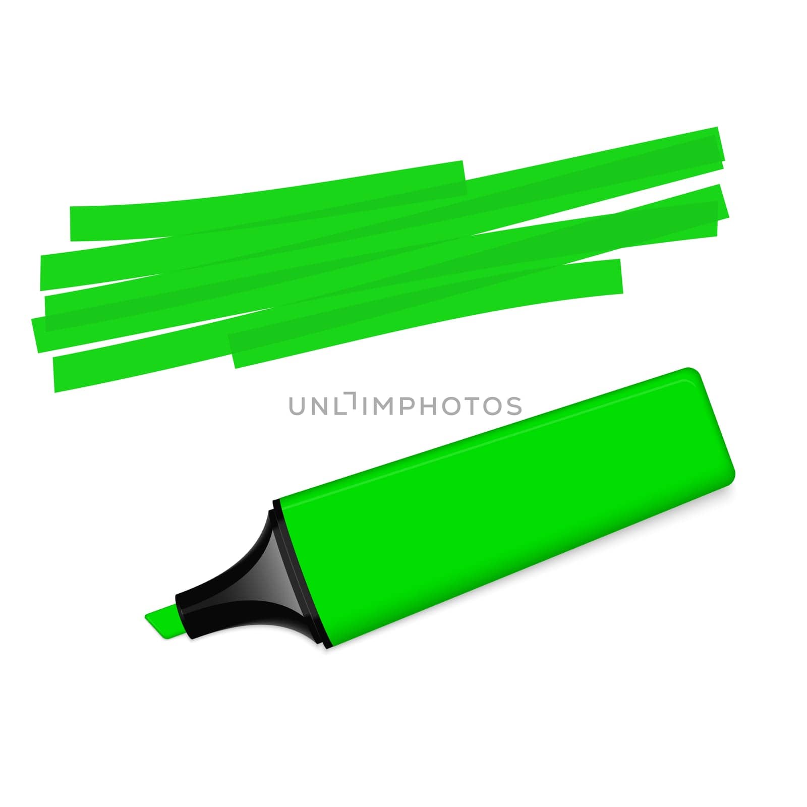 Highlighter with marker