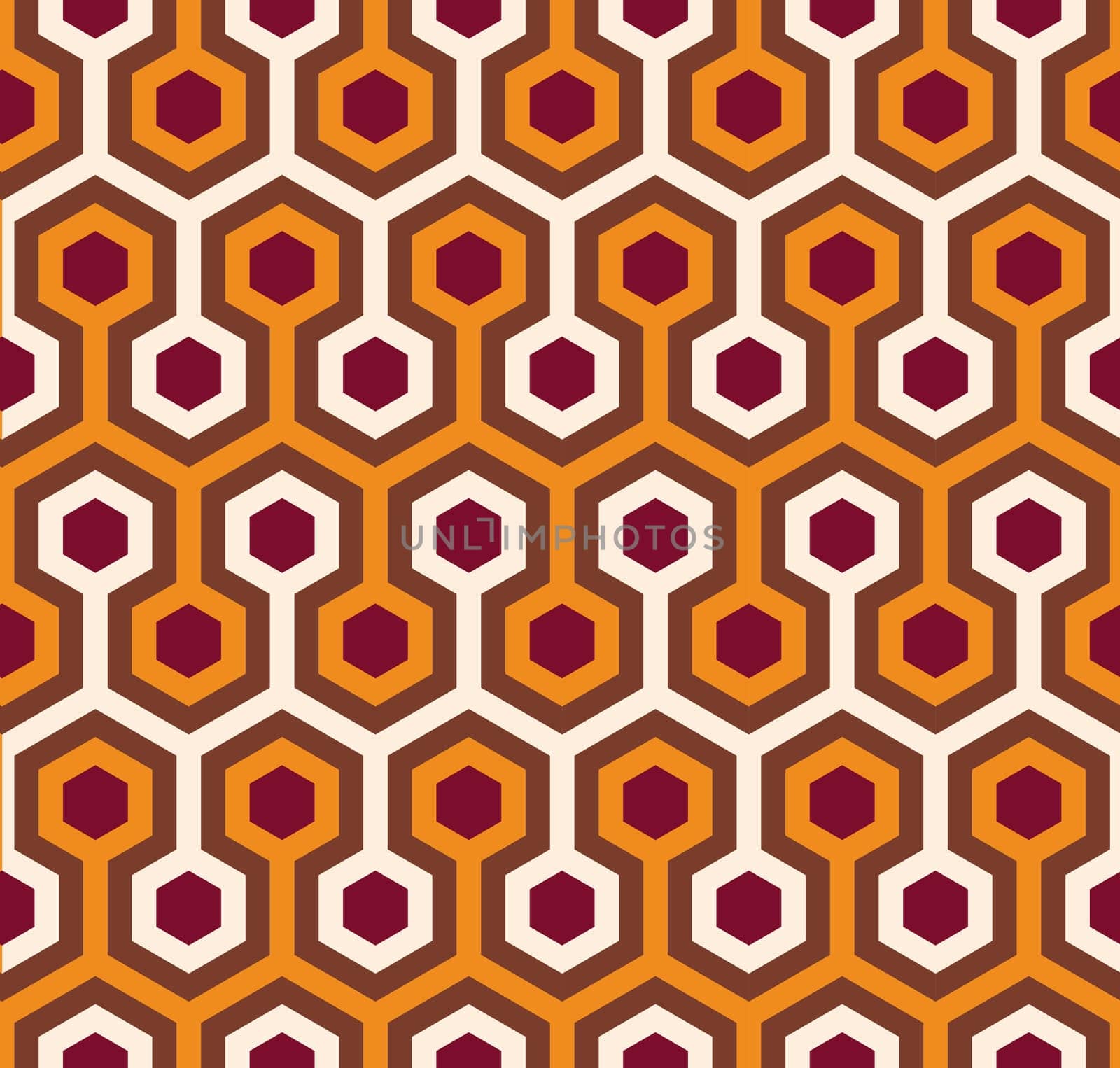 seamless orange colored abstract background vector illustration