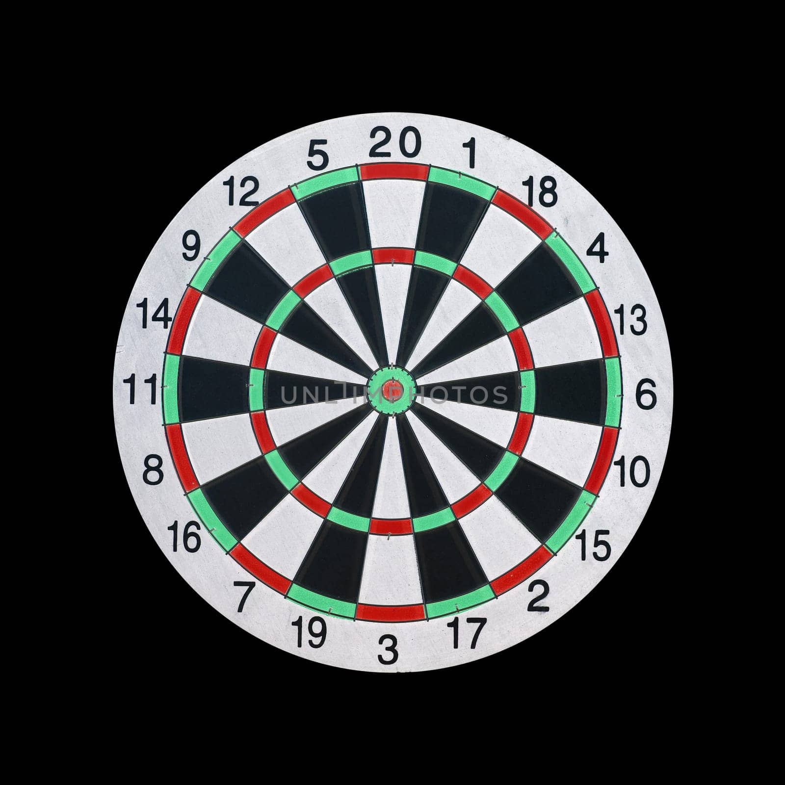 A close up shot of a Dart Board