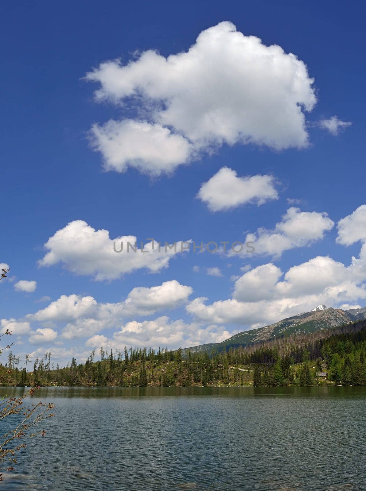 Lake in High Tatra mountains in Slovakia