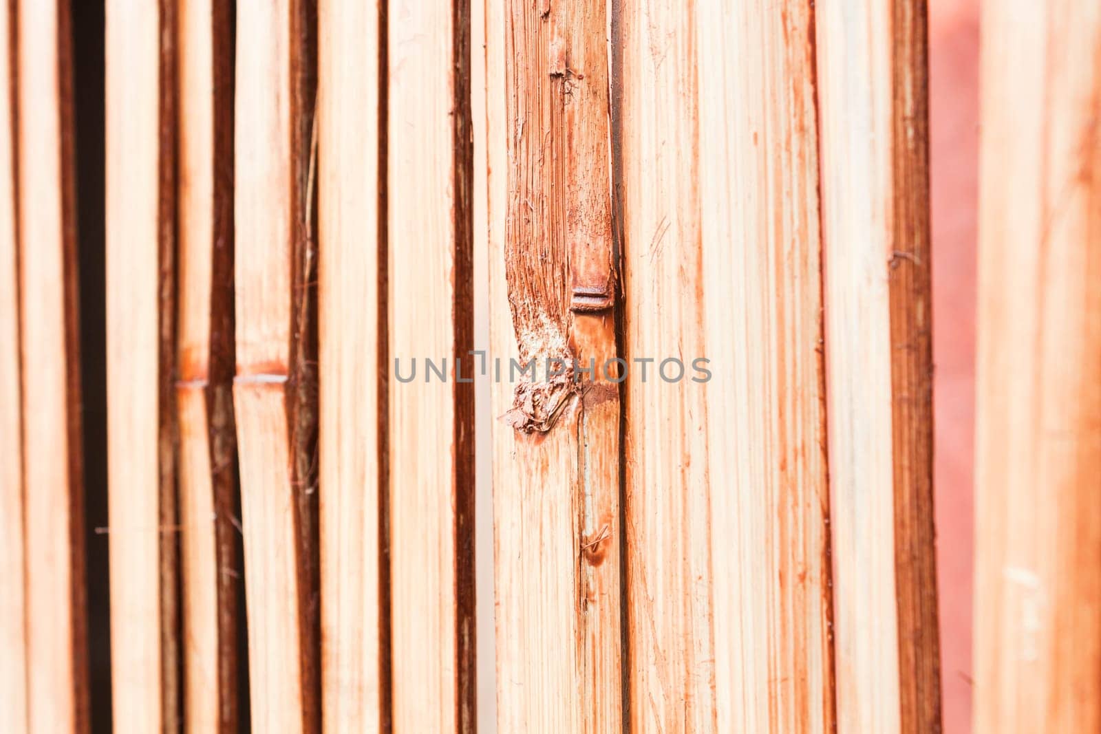 Beautiful nature bamboo partition in oriental place