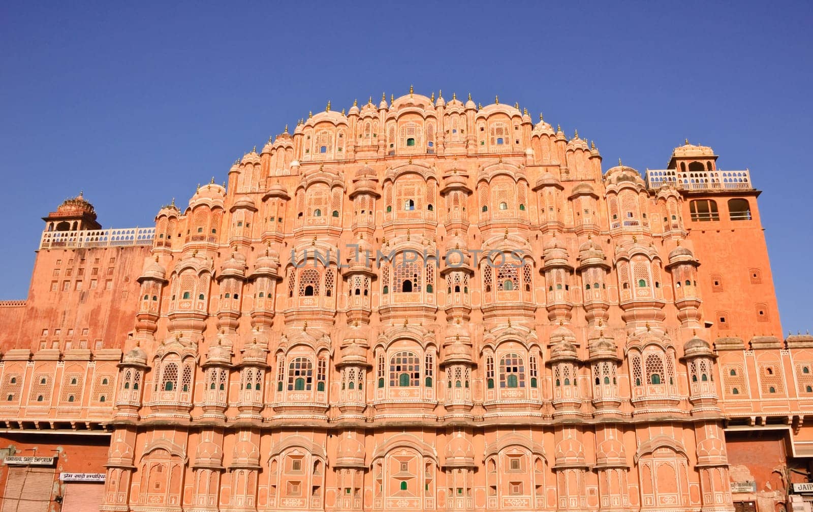 Palace of the Winds (Hawa Mahal) in Jaipur, India .