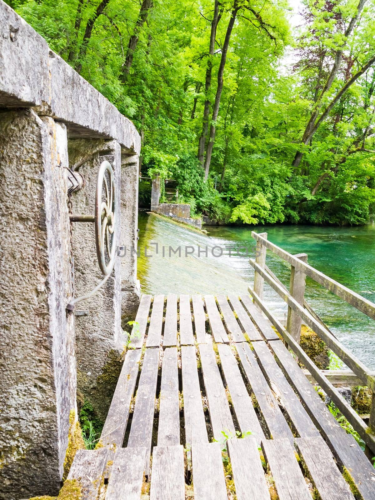 An image of the beautiful Blautopf at Blaubeuren Germany