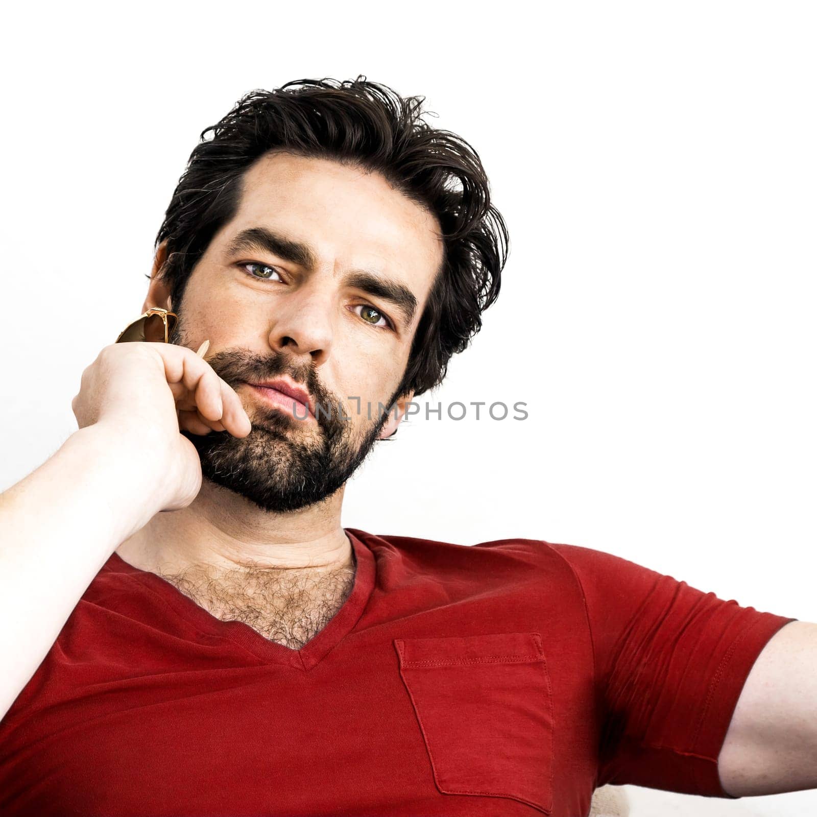 An image of a handsome man with a beard