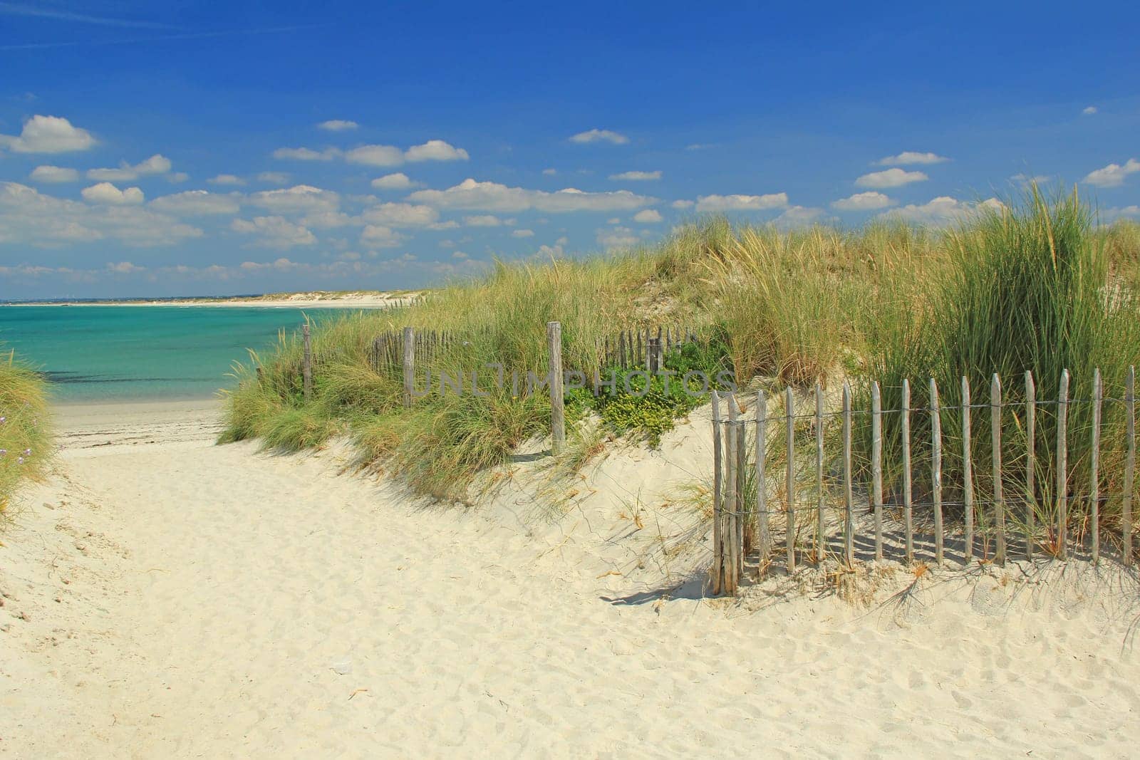 Sandy beach near Tronoen,Finistere,Brittany,France
