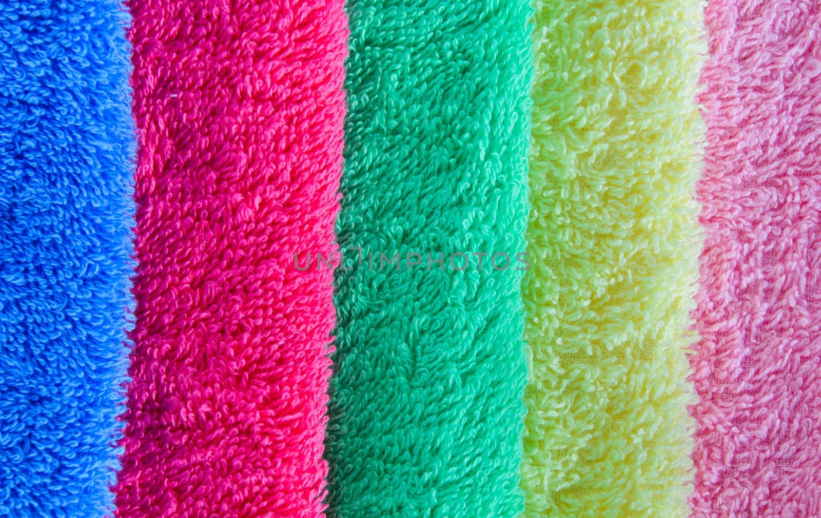 Colorful towels background