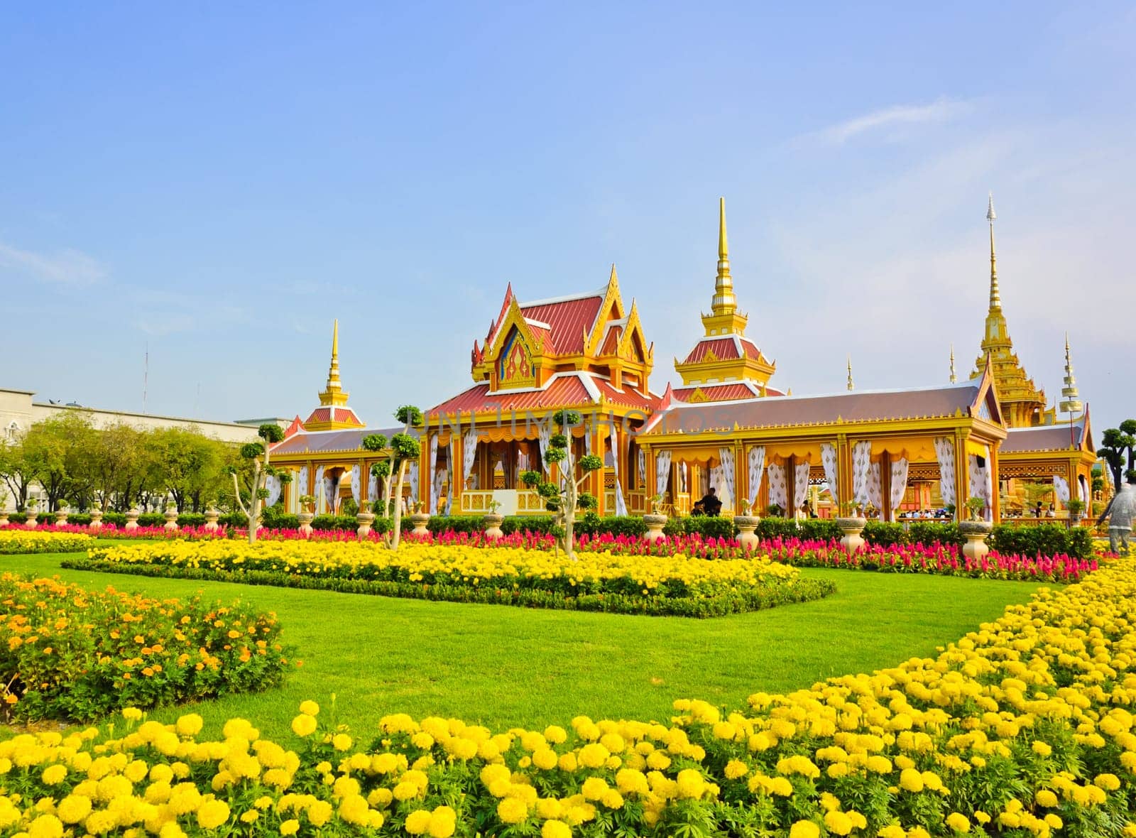 Thai architecture of royal crematorium