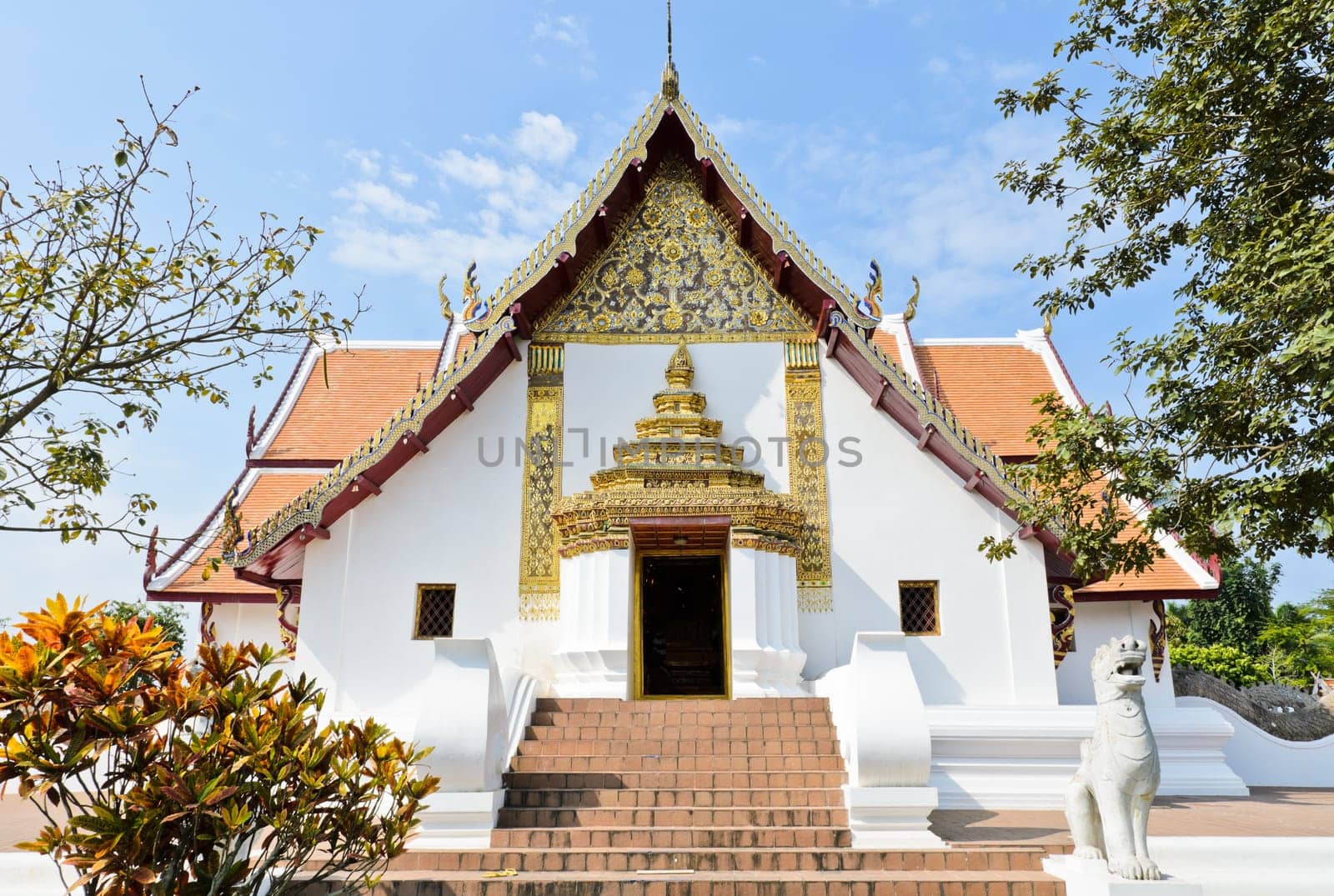 Buddhist temple of Wat Phumin in Nan, Thailand