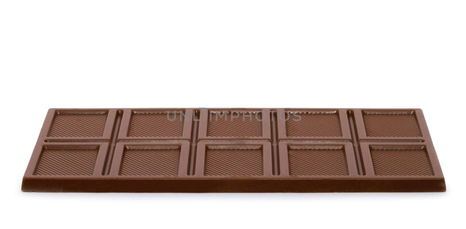 pieces of Chocolate isolated on white
