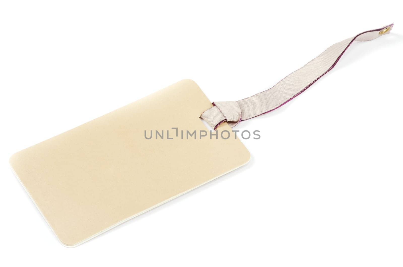 Blank tag isolated on a white backgrounds