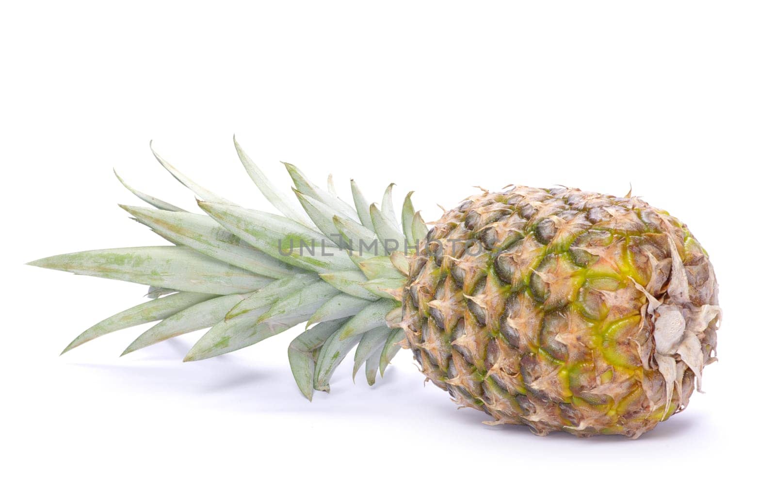 fresh pineapple isolated on the white background