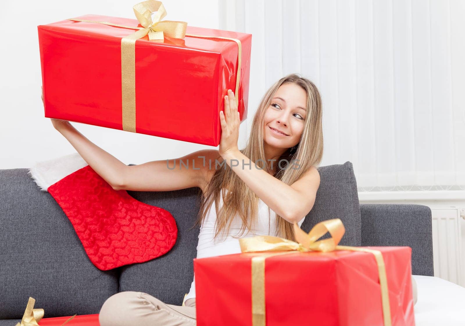 Happy to get that perfect present for Christmas