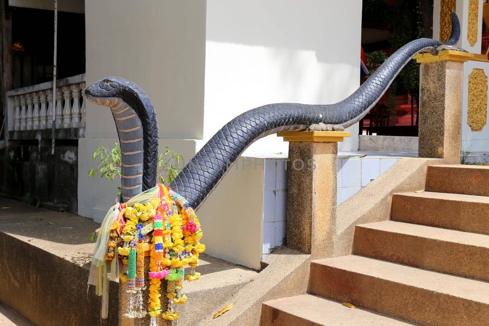 Staircase with cobras