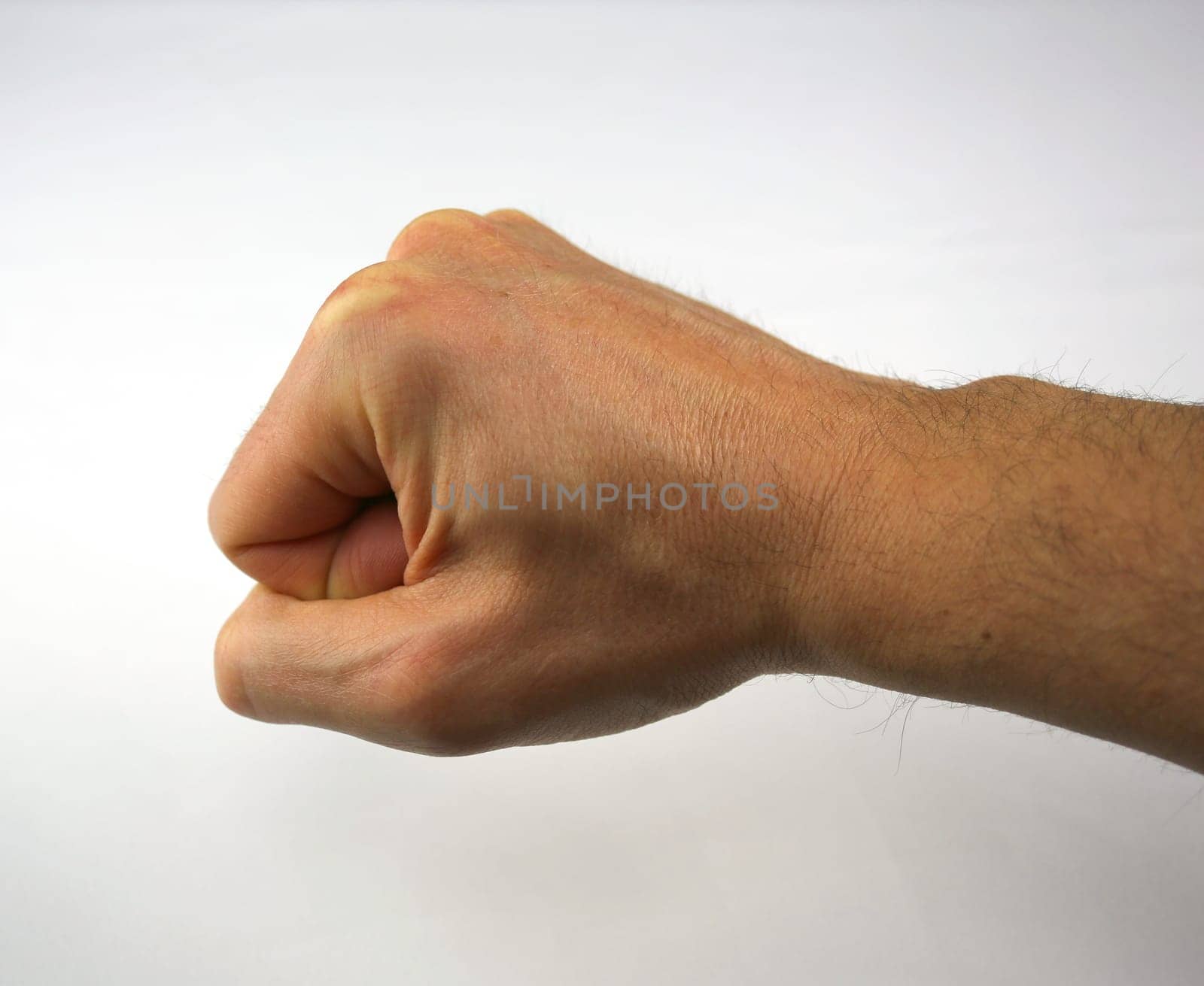 Clenched fist, symbol for fight, struggle, aggression