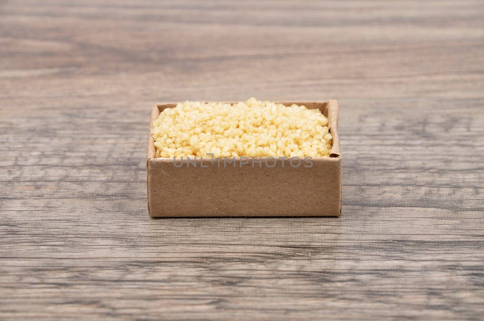Couscous on wood