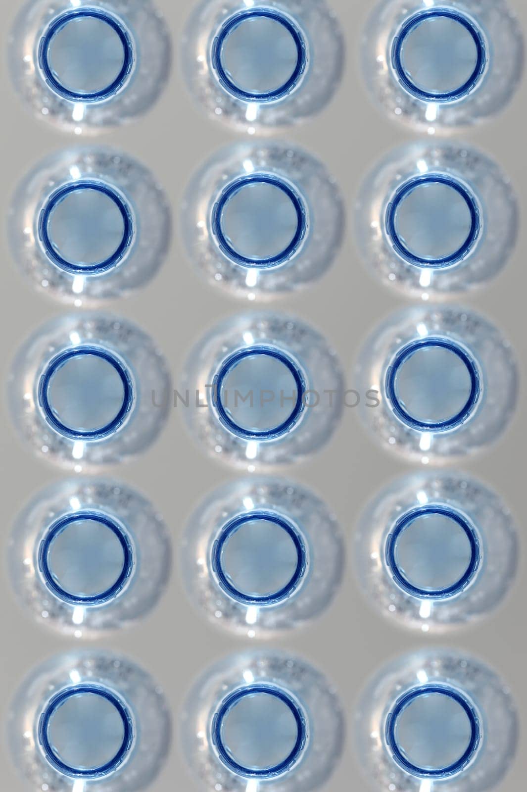 A close up shot of a water bottle