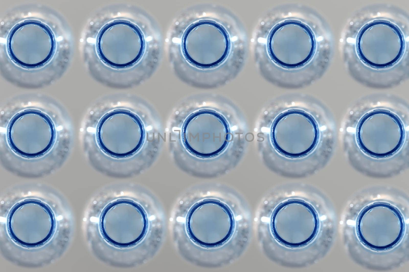A close up shot of a water bottle