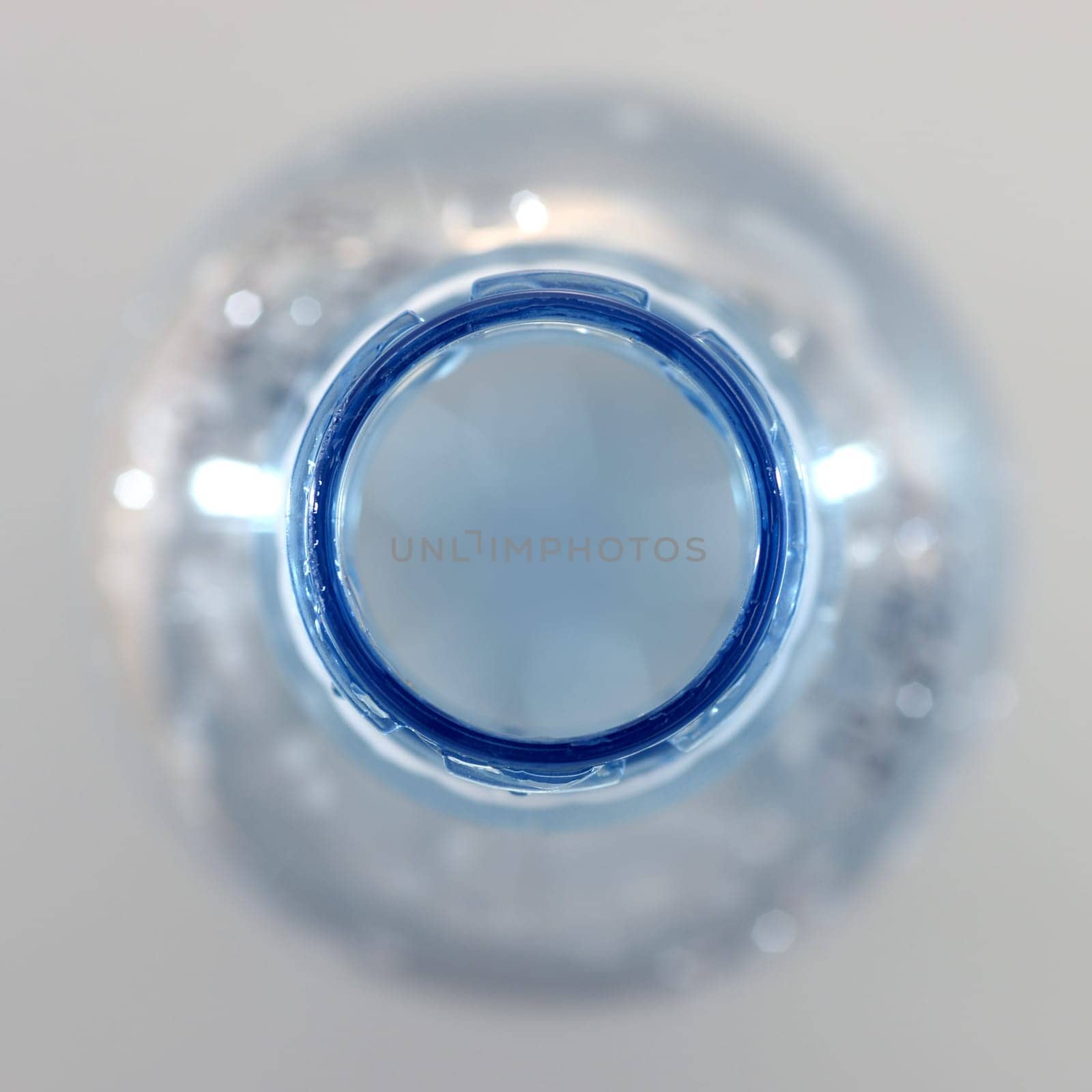 A close up shot of a water bottle