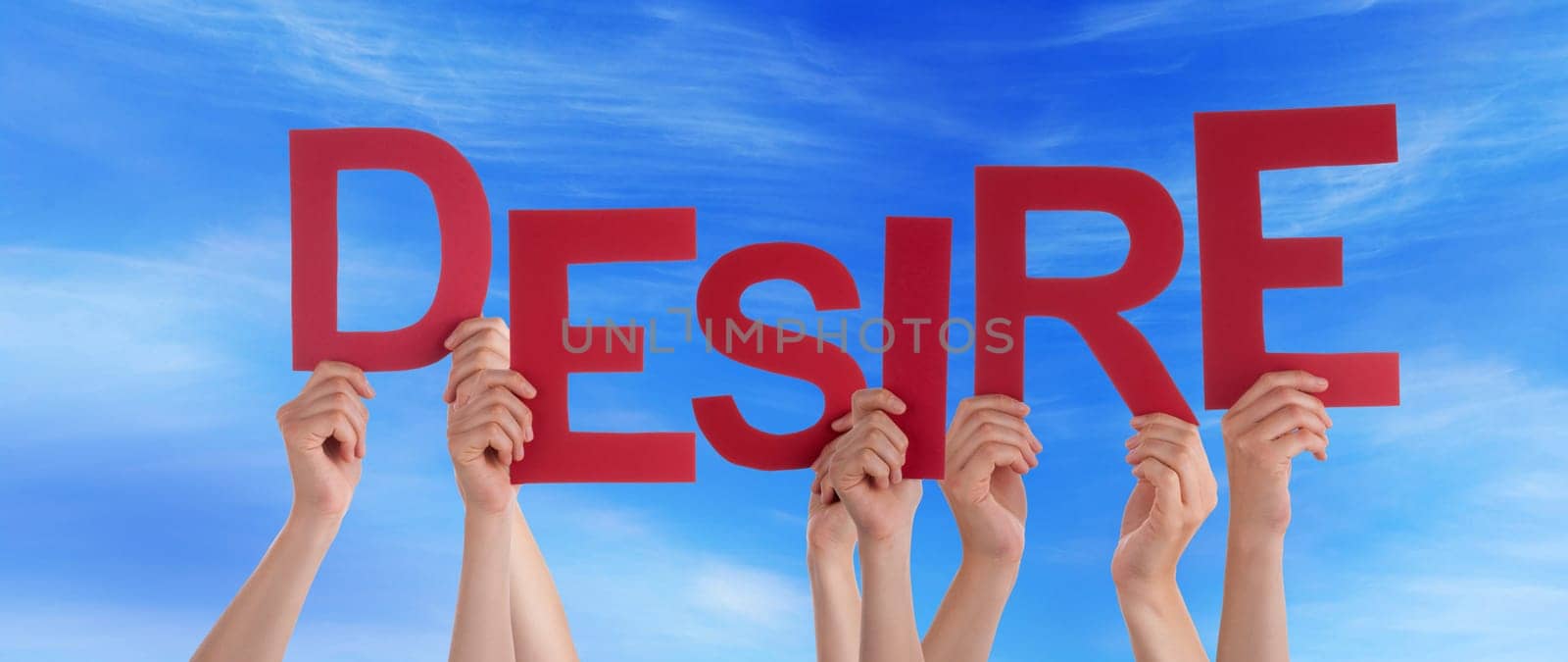 hands holding four pieces of a puzzle with copy space, gray background