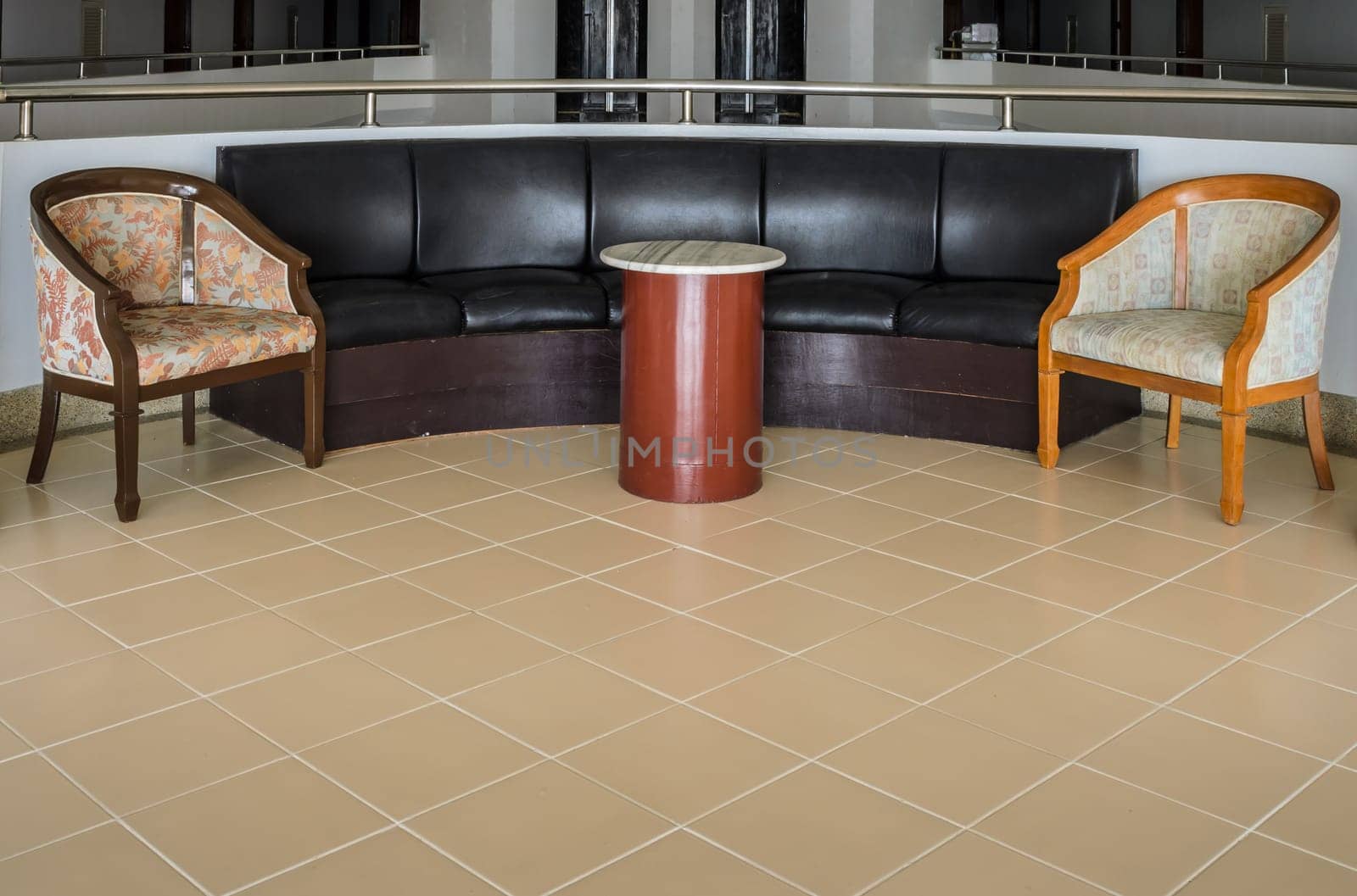 Waiting room with sofa