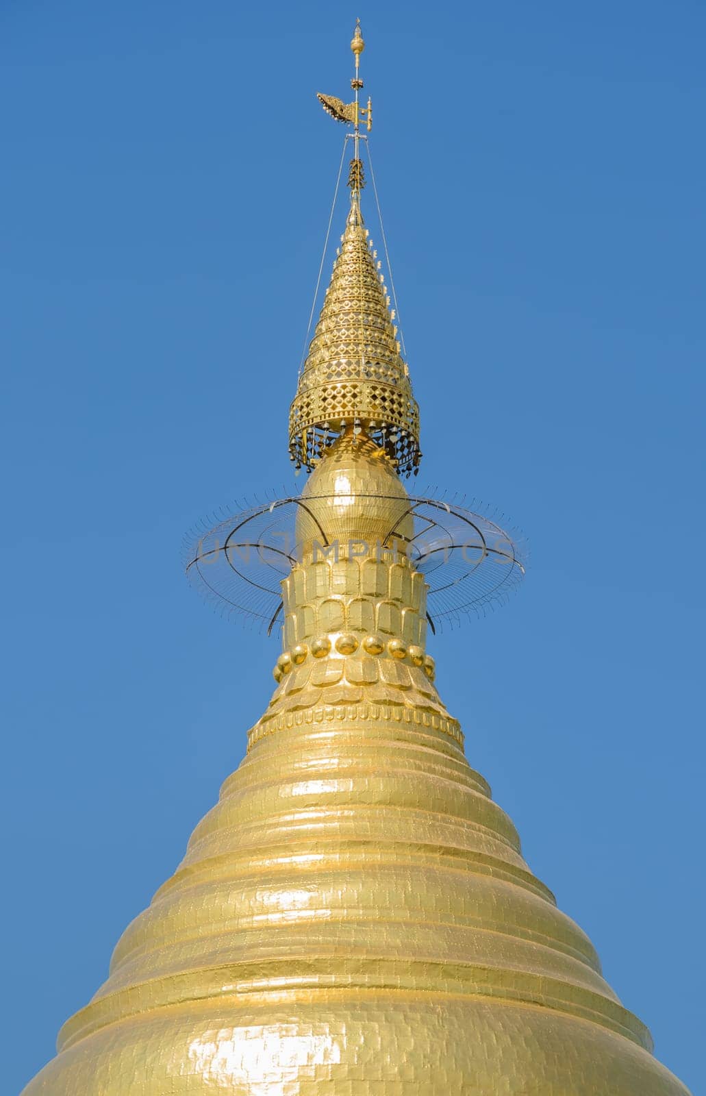 Close up of Lawkananda pagoda in Bagan, Myanmar