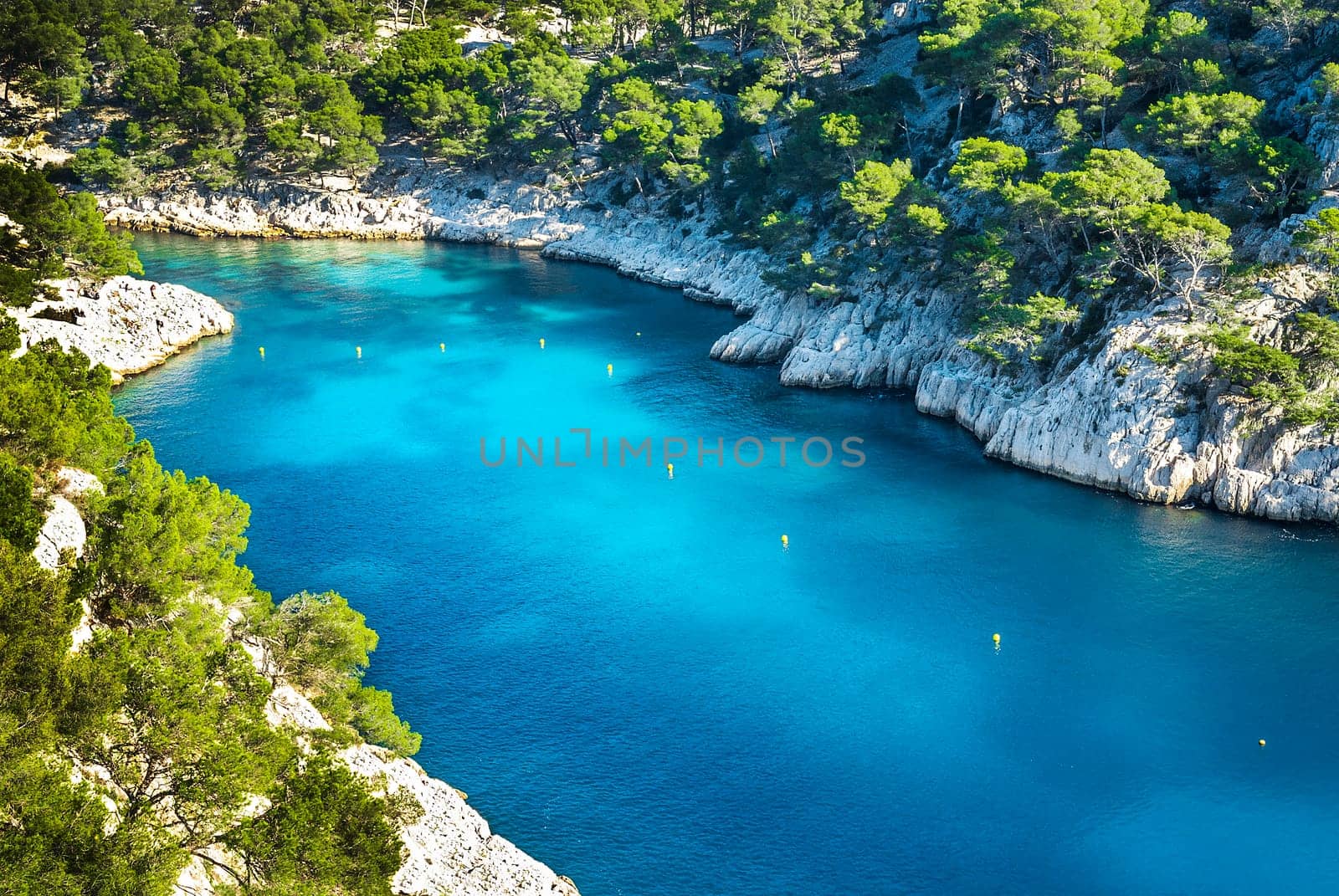 Calanques of Port Pin in Cassis in France near Marseille