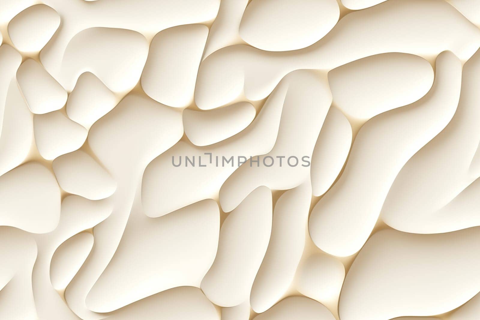 Beige seamless pattern with abstract elements. Applicable for fabric print, textile, wrapping paper, wallpaper. Repeatable texture. Generative AI. by creativebird