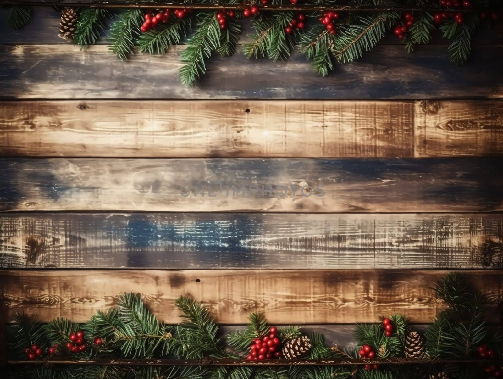 Christmas wooden background. Mockup Background for design, Cozy Winter Clipart.  by AndreyKENO