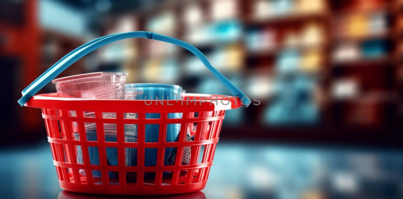 food basket consumption market grocery purchasing background shelf shopping supermarket sell delivery shop buyer illustration buying healthy store retail sale. Generative AI.