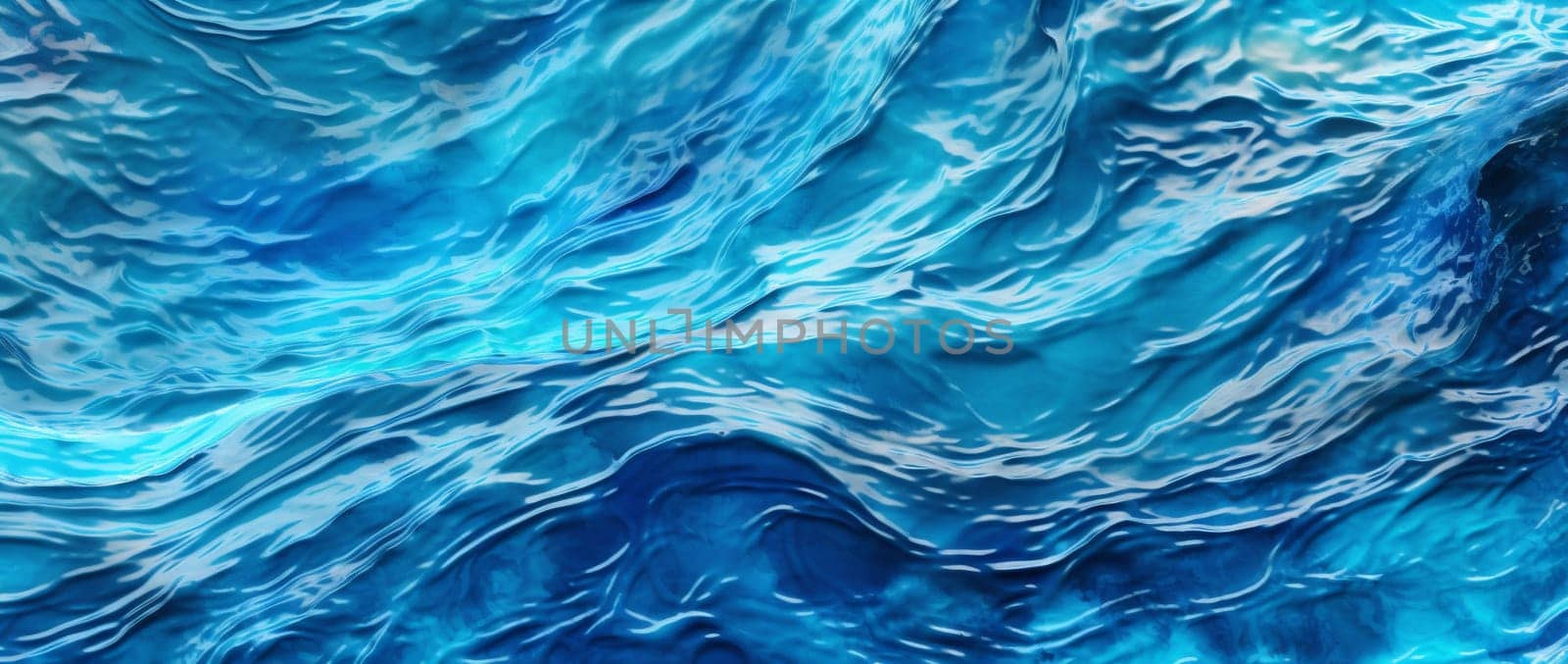 abstract sea background summer texture ripple wave cosmetic water blue banner. Generative AI. by Vichizh