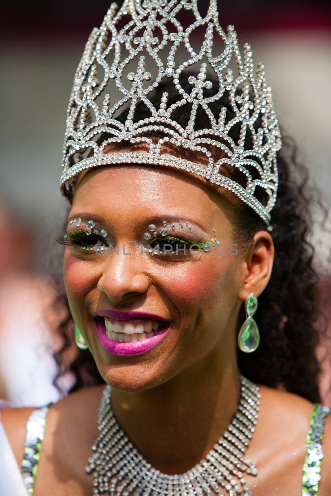 ROTTERDAM, THE NETHERLANDS - JULY 19, 2014, Queen of the Summer Carnival street parade in Rotterdam on July 19 in Rotterdam, The Netherlands.