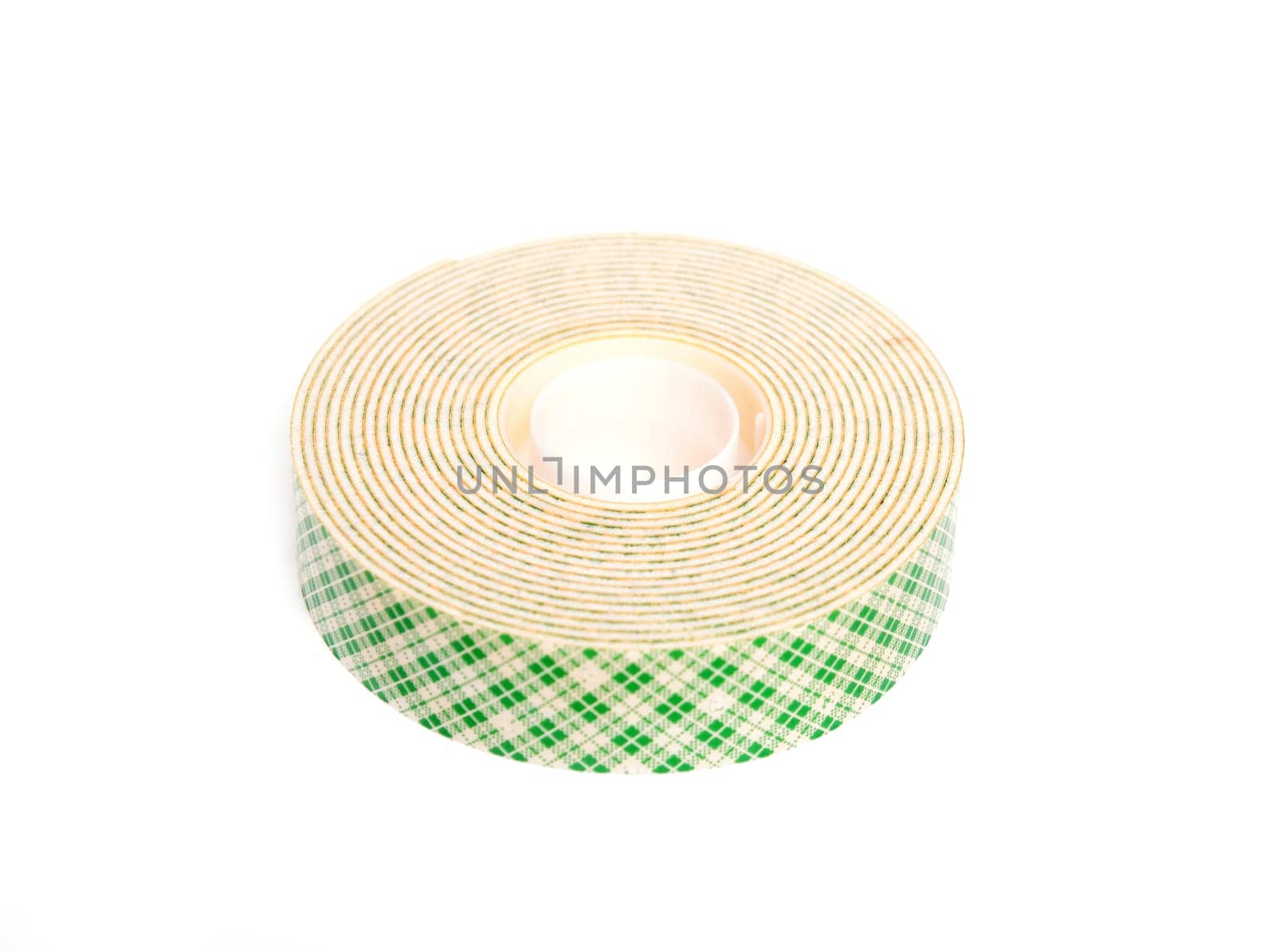 double sided tape isolated on white background