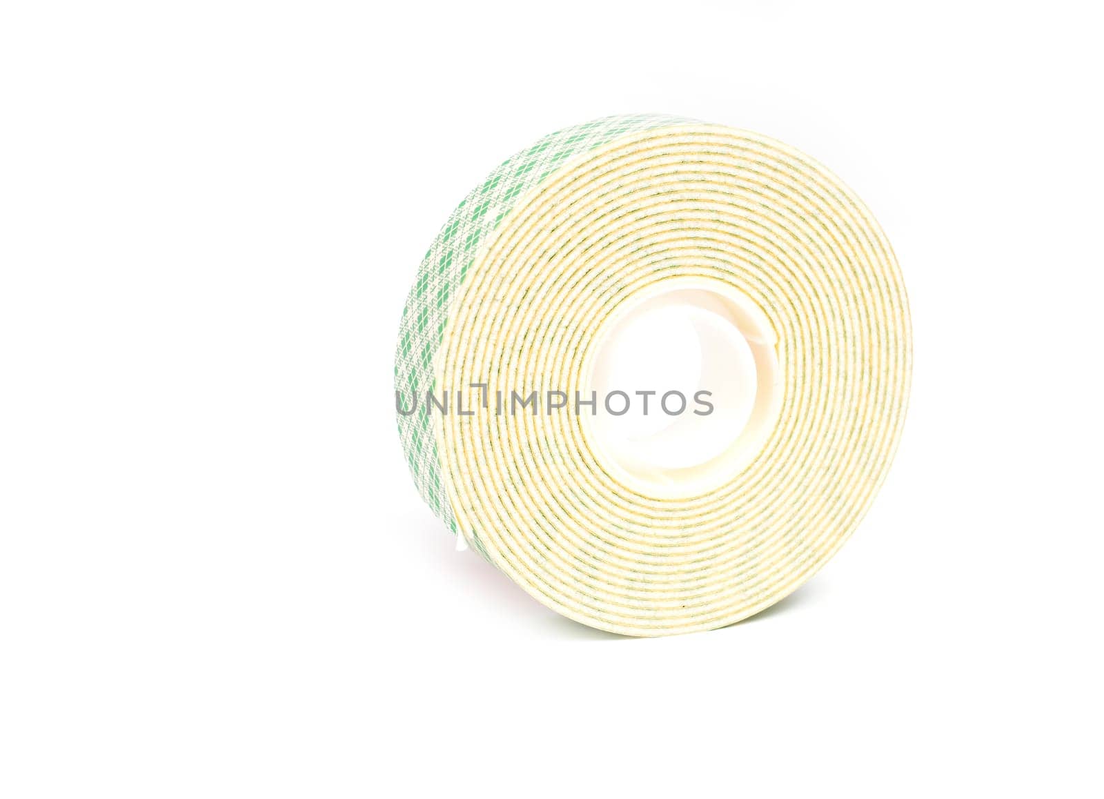 double sided tape isolated on white background