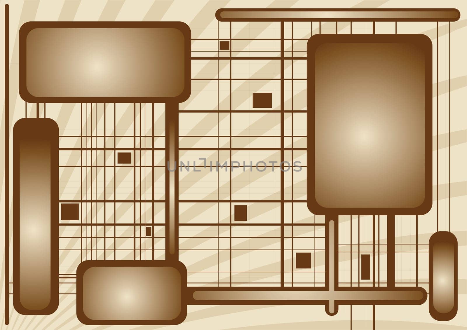 Editable  retro style vector design