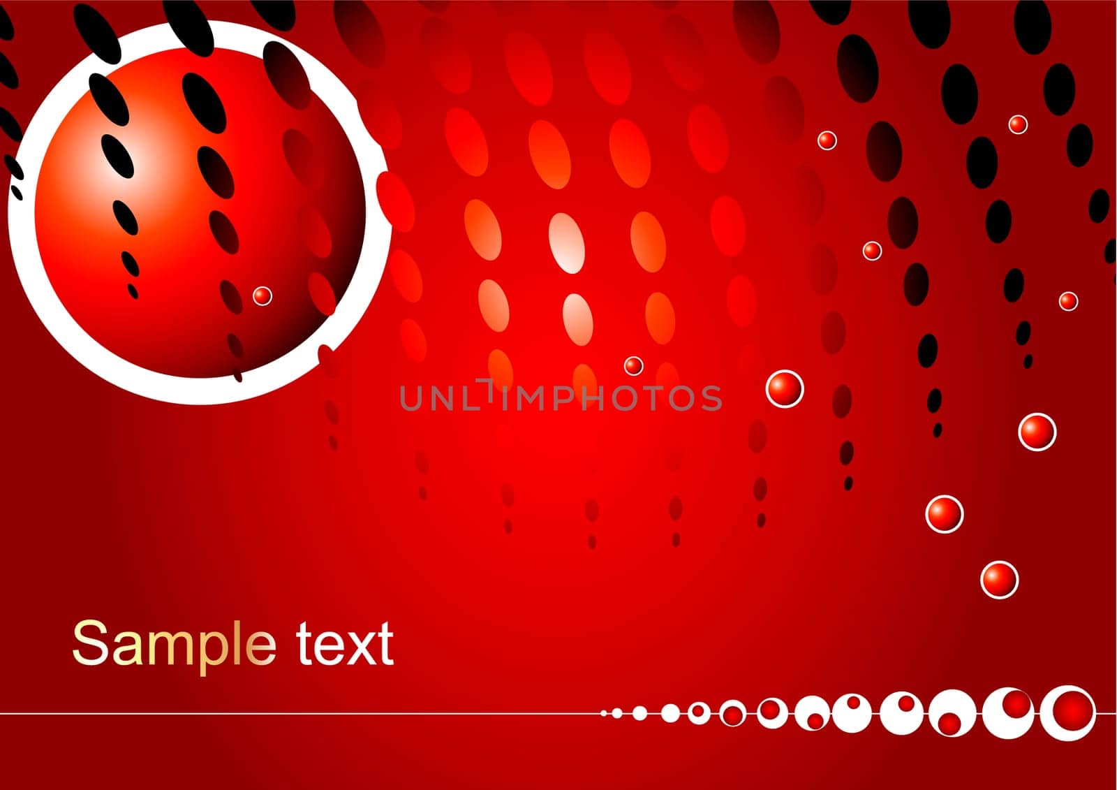 Editable abstract vector background with space for your text
